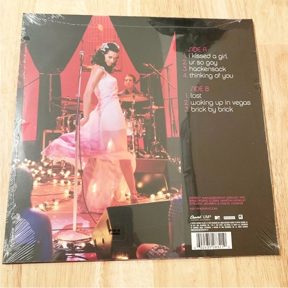 NEW Katy Perry MTV Unplugged Urban Outfitters Limited Edition Red Vinyl Record - Picture 4 of 4